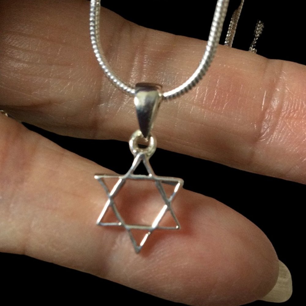 Star of David  - 925 Sterling Silver - small